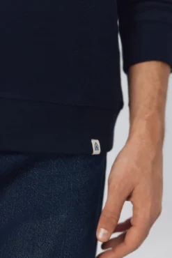 Sudadera estructura cuello caja