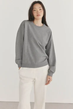 Sudadera lisa strass