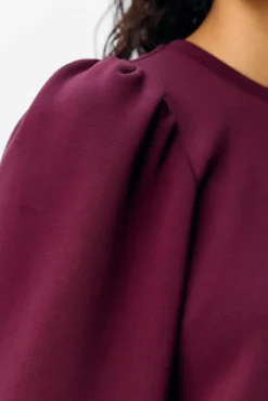 Sudadera manga abullonada
