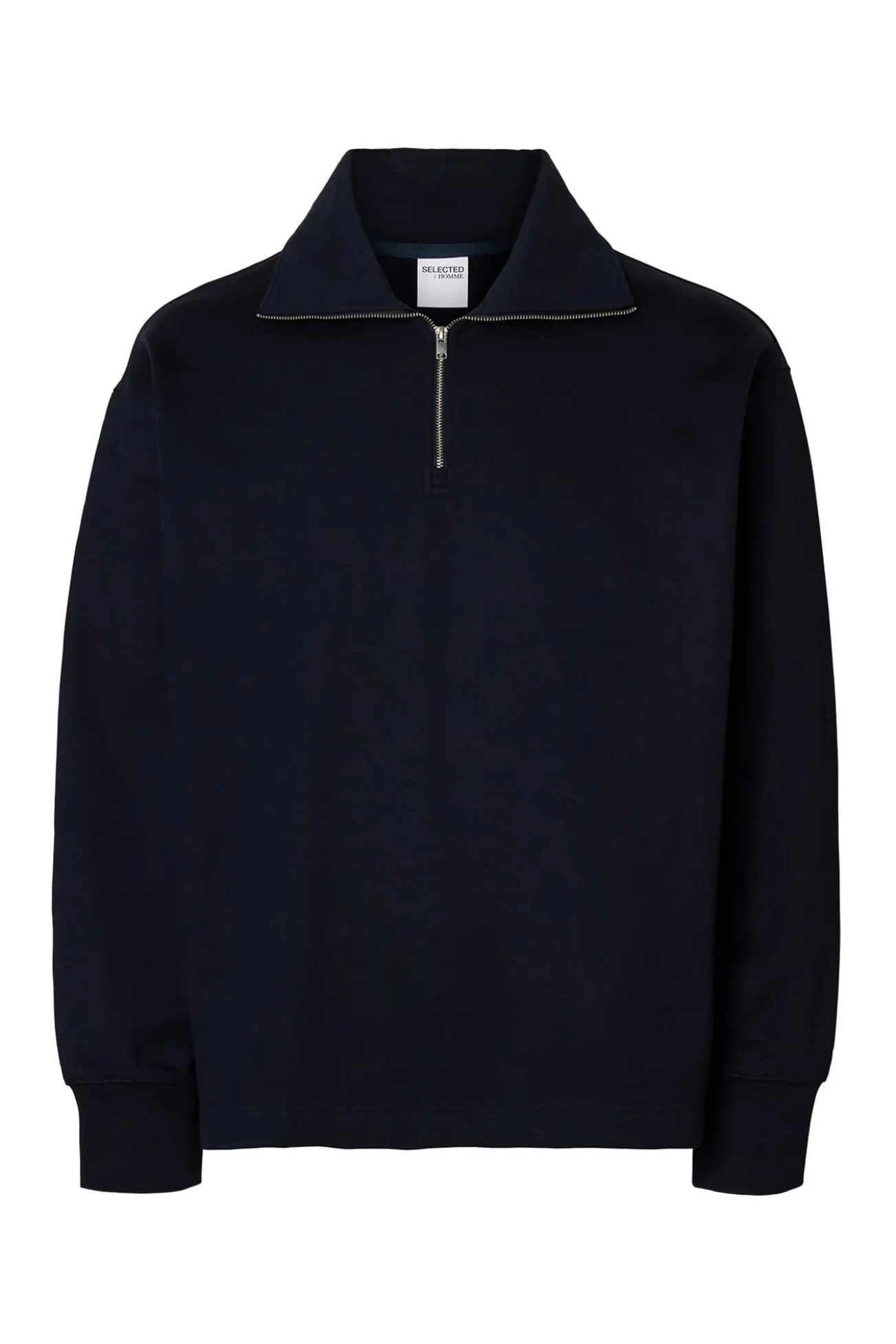 Sudadera media cremallera 100% algodón orgánico