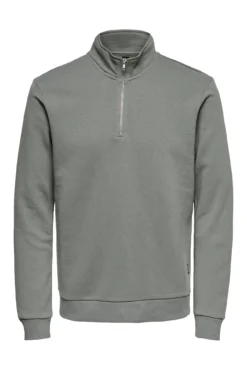 Sudadera regular con cremallera