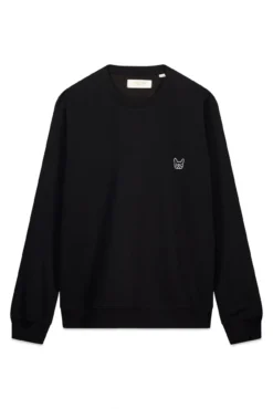 Sudadera suave cuello redondo