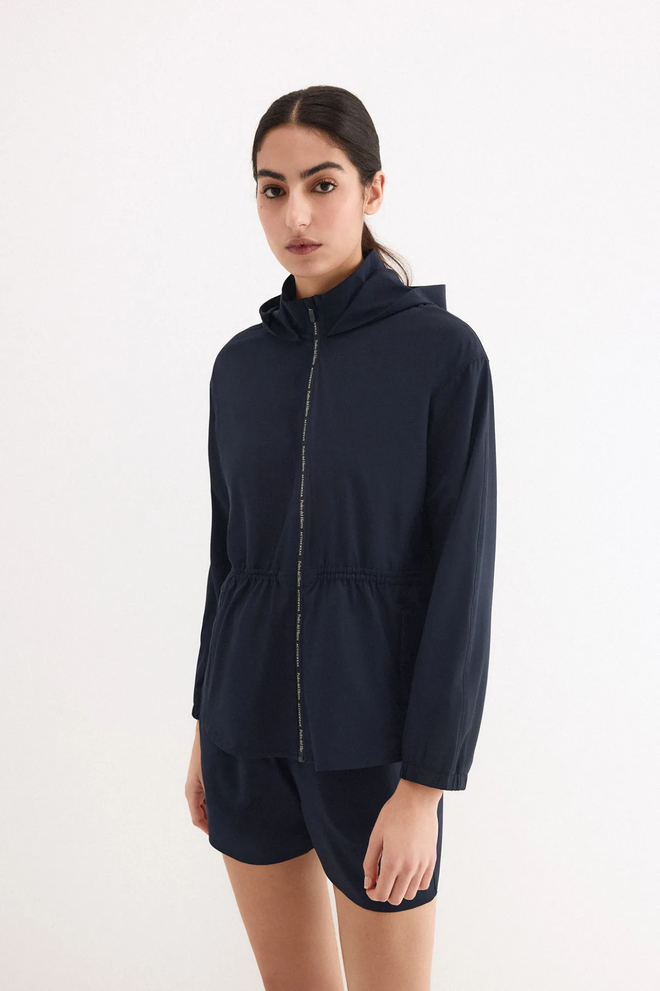 Sudadera tejido técnico peplum