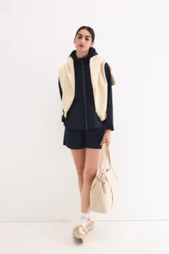 Sudadera tejido técnico peplum