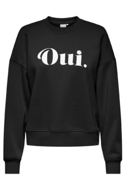 Sudadera texto frontal