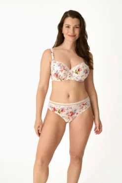 Sujetador aros relleno floral