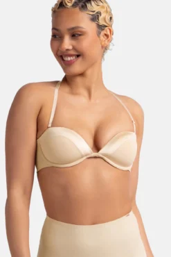 Sujetador bandeau con aro