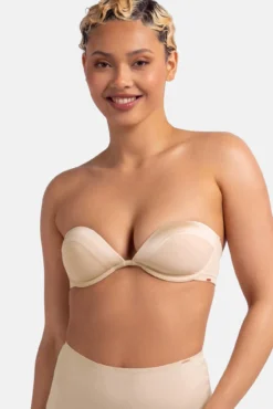 Sujetador bandeau con aro