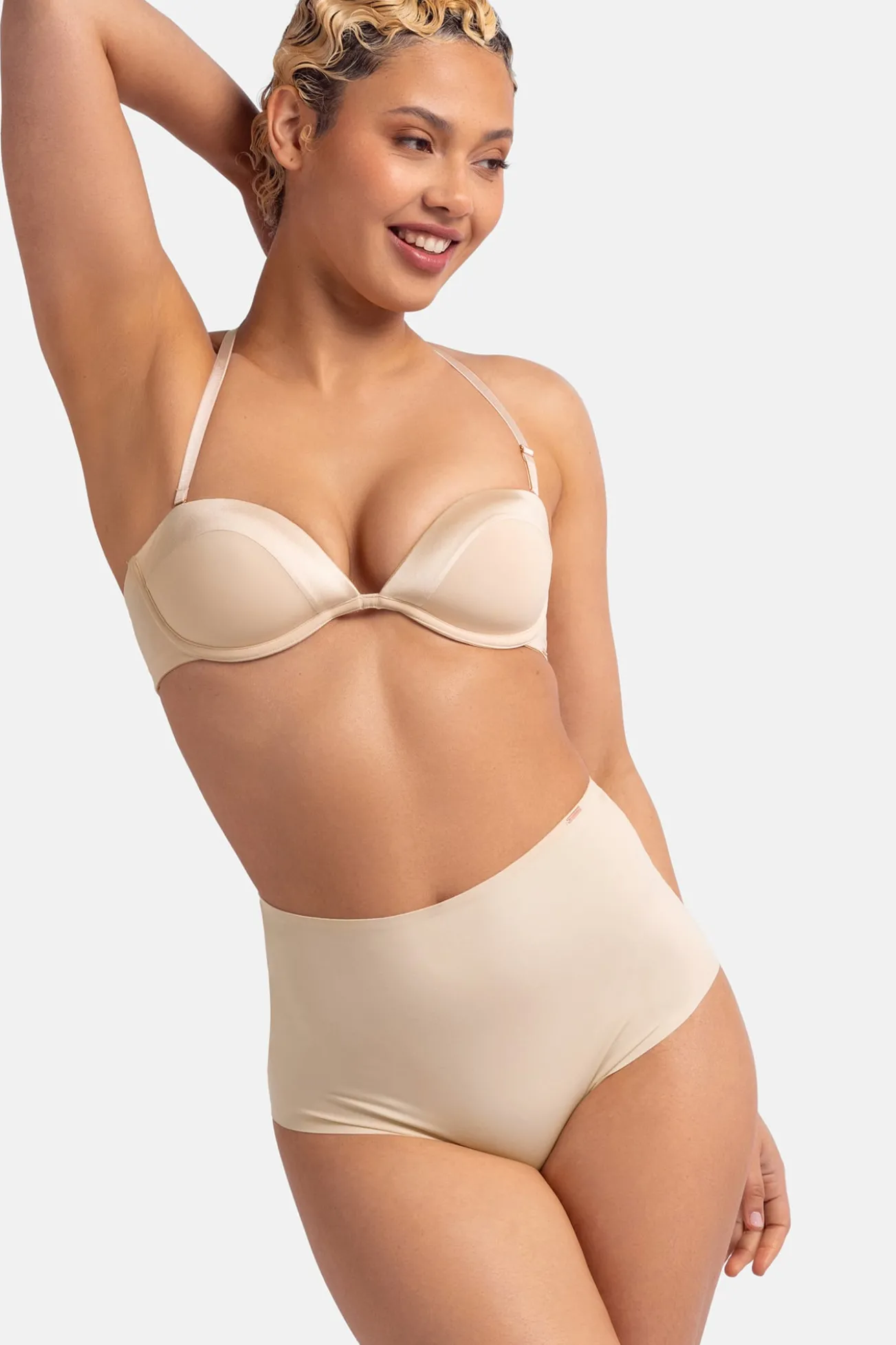 Sujetador bandeau con aro