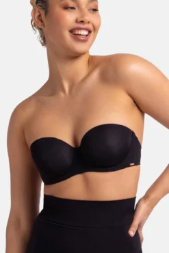 Sujetador bandeau multiposición negro