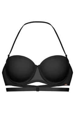 Sujetador bandeau multiposición negro