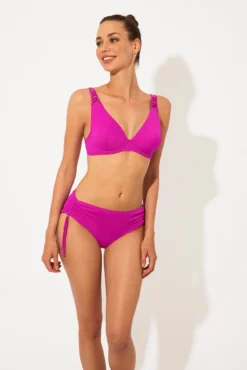 Sujetador bikini sin copa y con aros