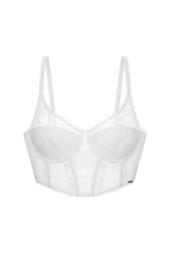 Sujetador bustier blanco