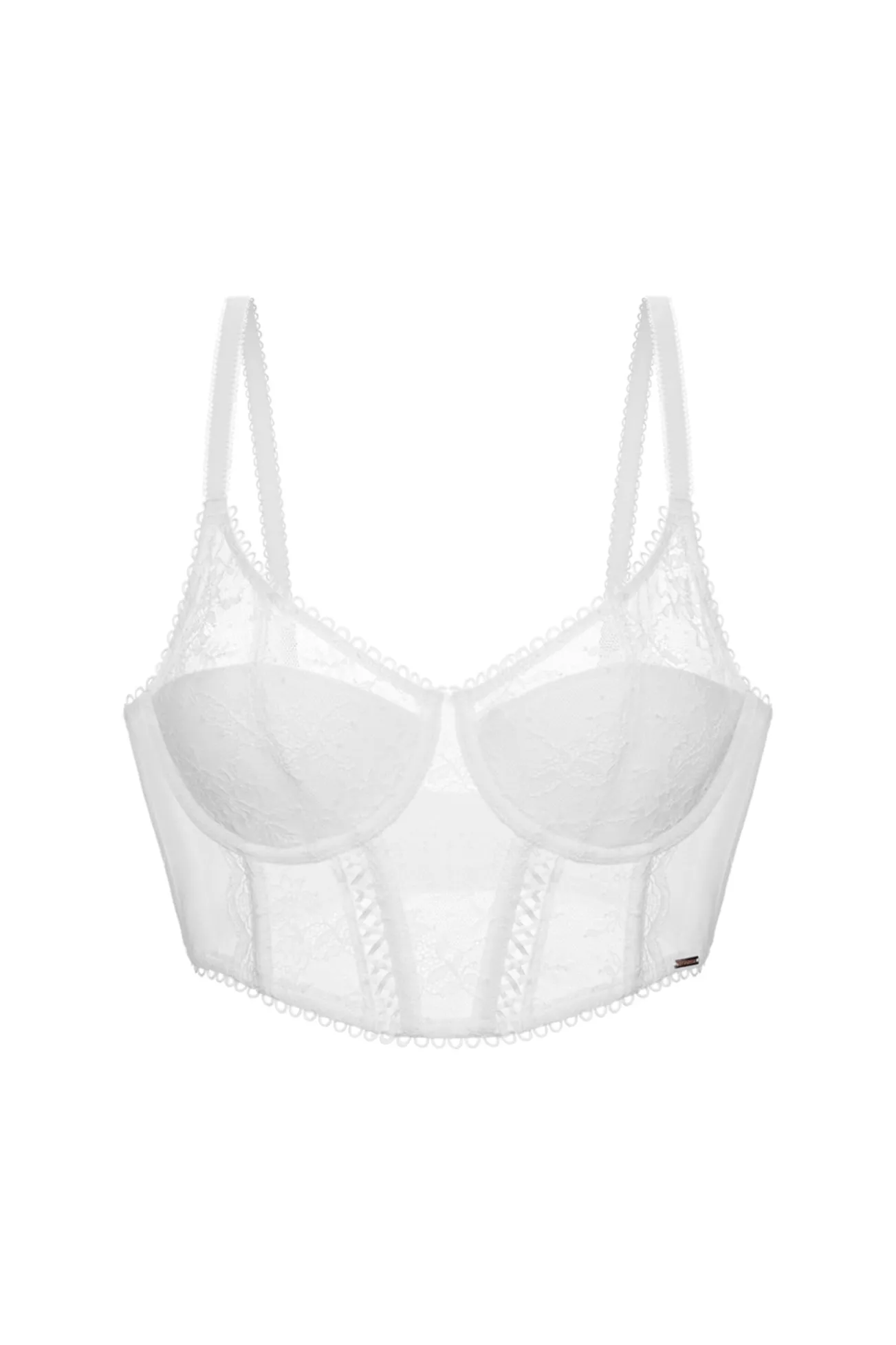 Sujetador bustier blanco