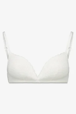 Sujetador CHARMING relleno encaje blanco