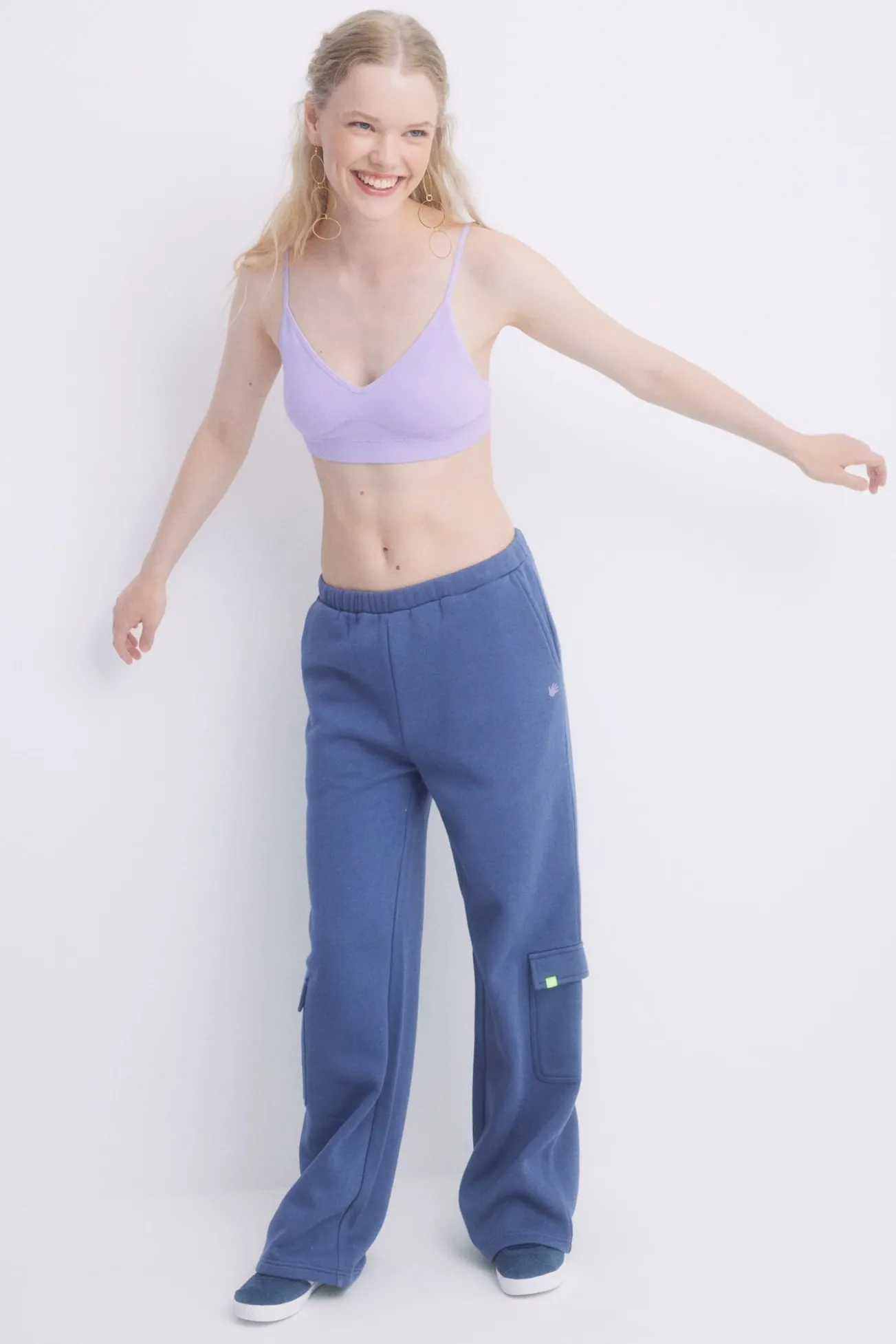 Sujetador crop seamless lila
