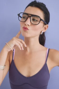 Sujetador crop seamless morado