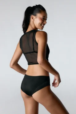 Sujetador Crop top Fawn Black