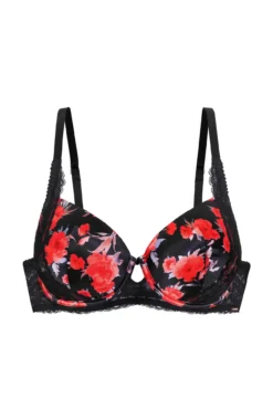 Sujetador Demi floral con relleno Anahi