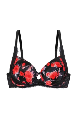 Sujetador Demi floral con relleno Anahi