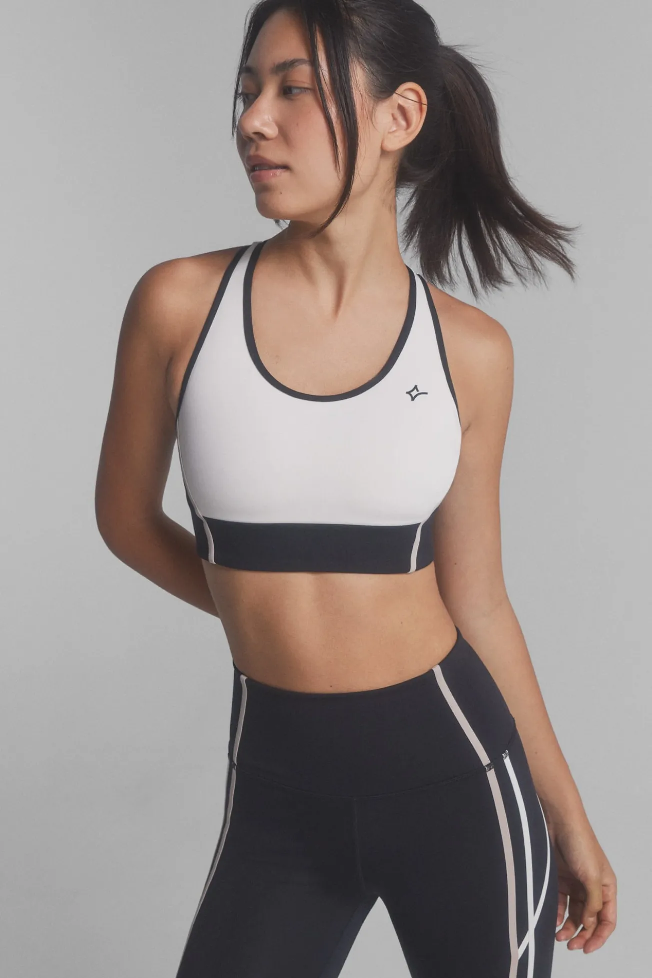 Sujetador deportivo 4D negro