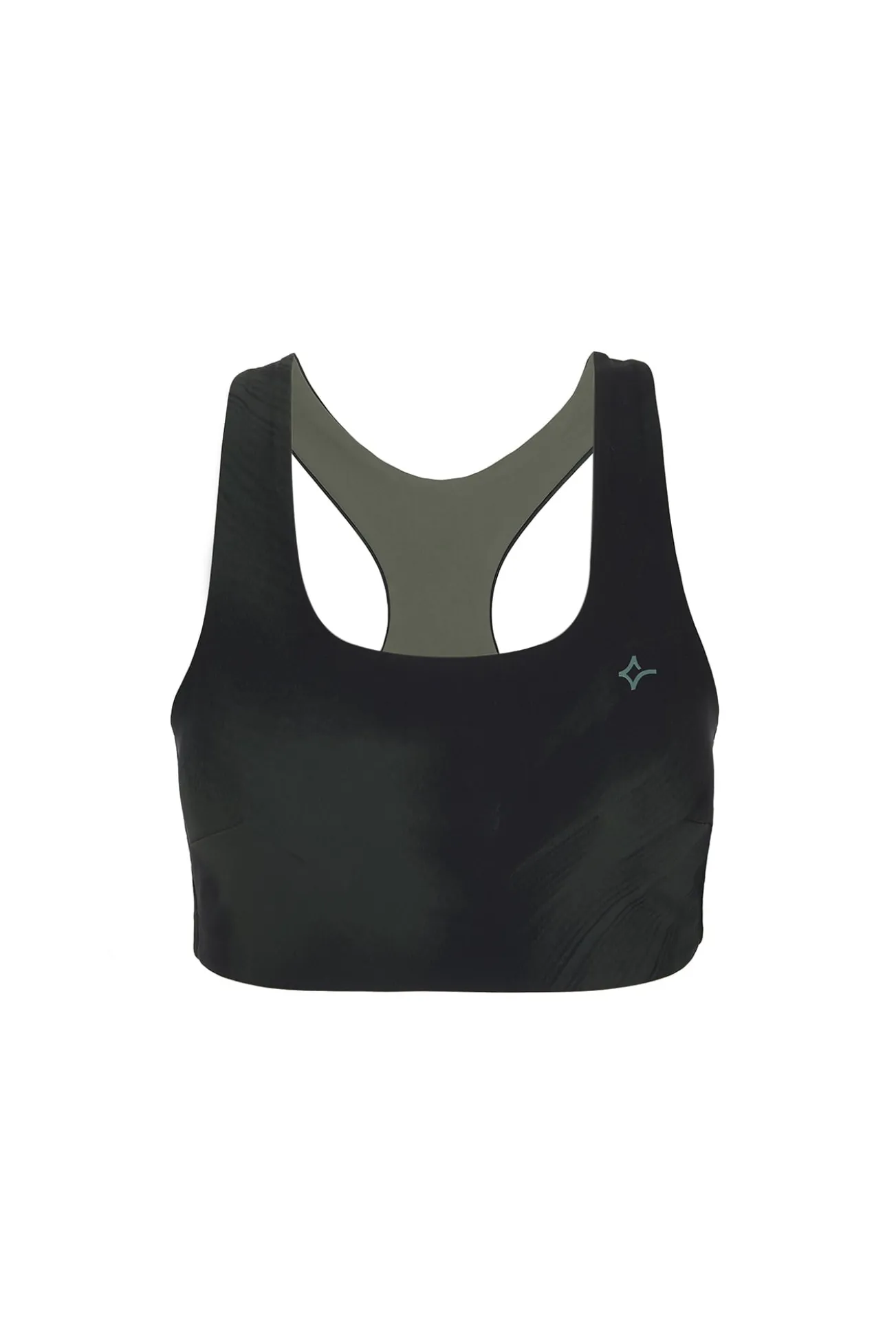 Sujetador deportivo 4D STRECH estampado verde