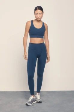 Sujetador deportivo 4D STRETCH brillo azul