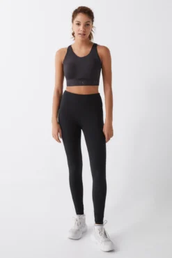 Sujetador deportivo negro 4D Stretch