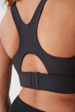 Sujetador deportivo negro 4D Stretch