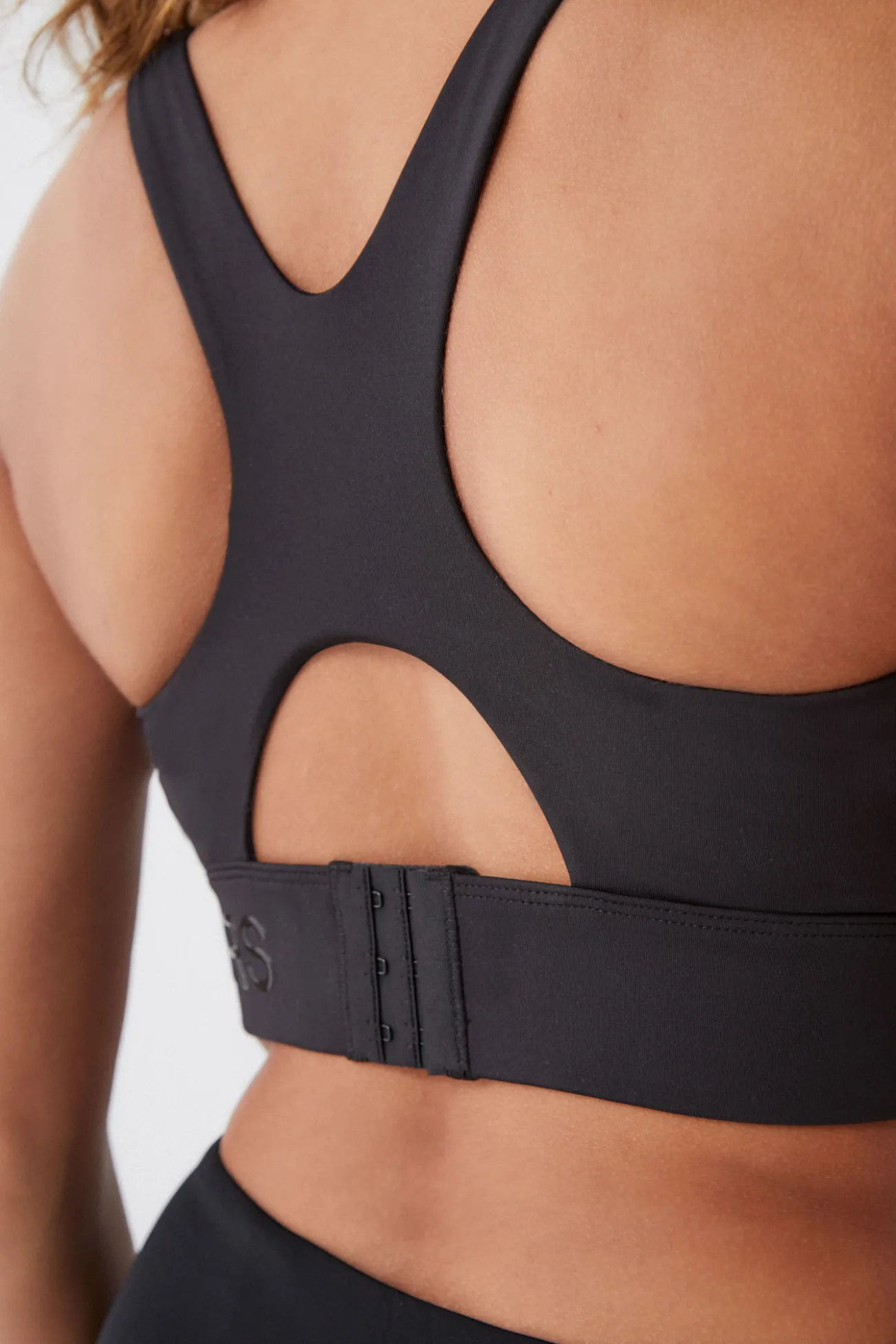 Sujetador deportivo negro 4D Stretch