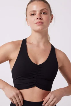 Sujetador deportivo negro Soft Move