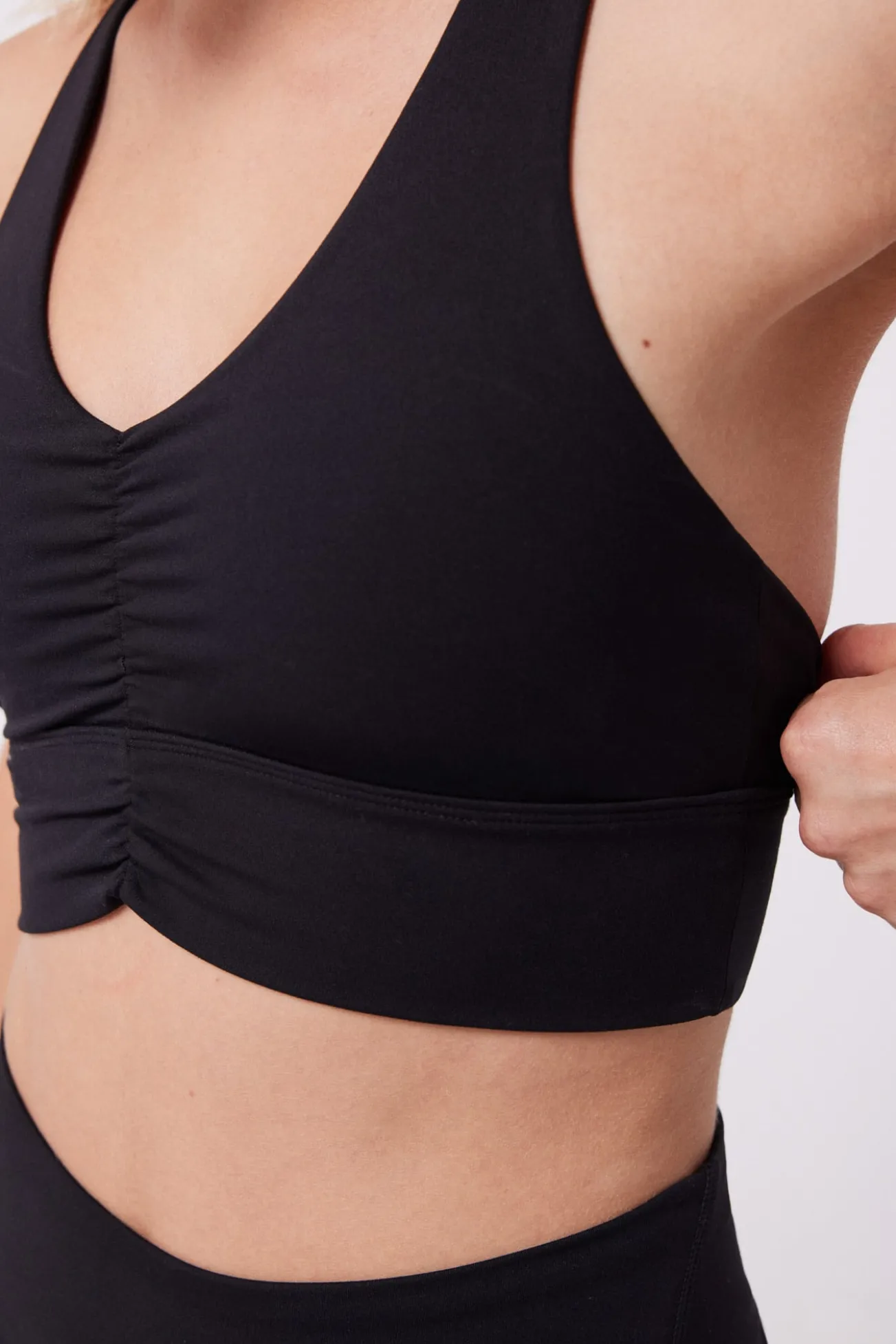 Sujetador deportivo negro Soft Move