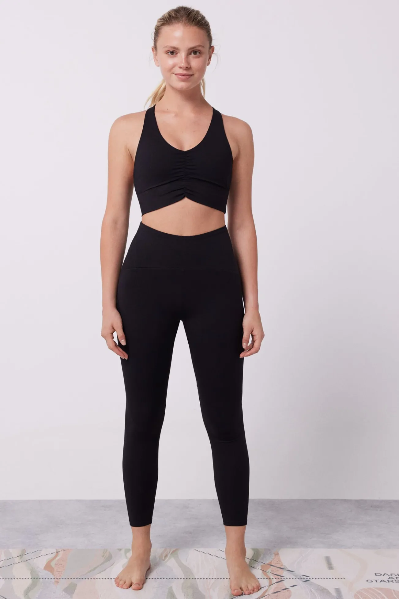 Sujetador deportivo negro Soft Move