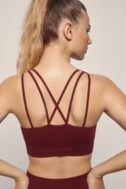 Sujetador deportivo SEAMLESS COMFORT burdeos