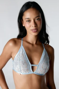 Sujetador Halter Avery Iris blue