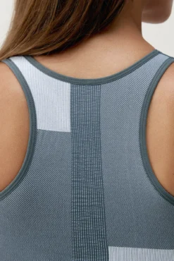 Sujetador top deportivo Athena gris/blanco