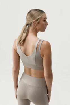 Sujetador top deportivo Maan gris