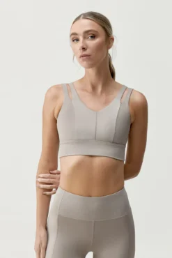 Sujetador top deportivo Maan gris