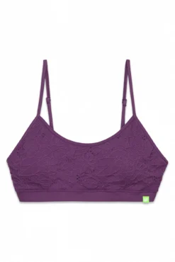 Sujetador top Seamless granate floral