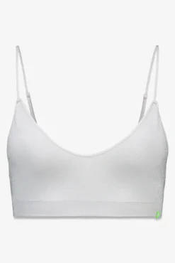 Sujetador triangular plateado Seamless lurex