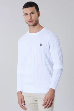 Suéter cuello redondo