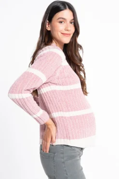 Suéter premamá de chenilla