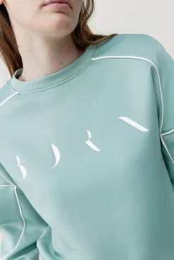 Sweatshirt Agda Jade Grey/ Off White