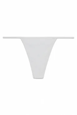 Tanga plateado Seamless lurex