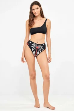 Top bikini asimétrico