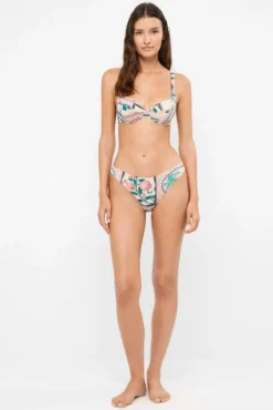 Top bikini balconette estampado