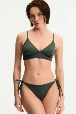Top bikini bralette espalda cruzada