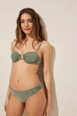 Top bikini brillante