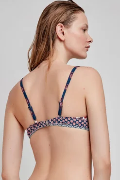 Top bikini capacidad aro estampado étnico