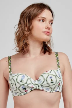 Top bikini capacidad estampado